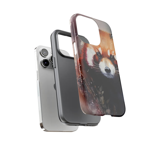 Red Panda in Watercolor - Impact Resistant Phone Case